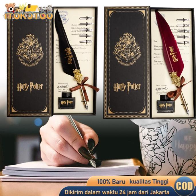 

Terlaris Pulpen Kaligrafi Bulu Set Lengkap Harry Potter Feather Quill Pen Bulu SALE