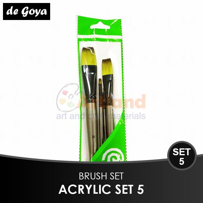 

Kuas De goya Acrylic Set 5