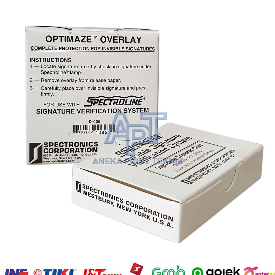 

[KODE PRODUK B87RO8239] Spectroline Overlay Signature 1 Set