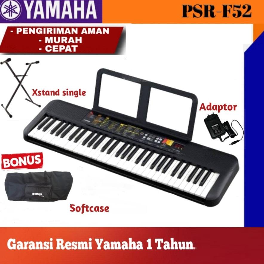Ready Keyboard Yamaha Psr F51 / Yamaha Psr F52 / Psr-F52 / Psrf 52 Garansi Resmi + Xstand Peganti Yamaha Psr F51