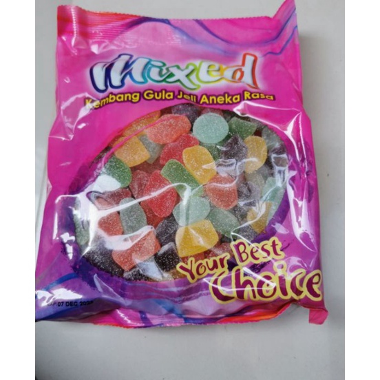 

[KODE PRODUK KMJPE7636] Permen Jeli WAISUN Malaysia aneka rasa / 1 kg