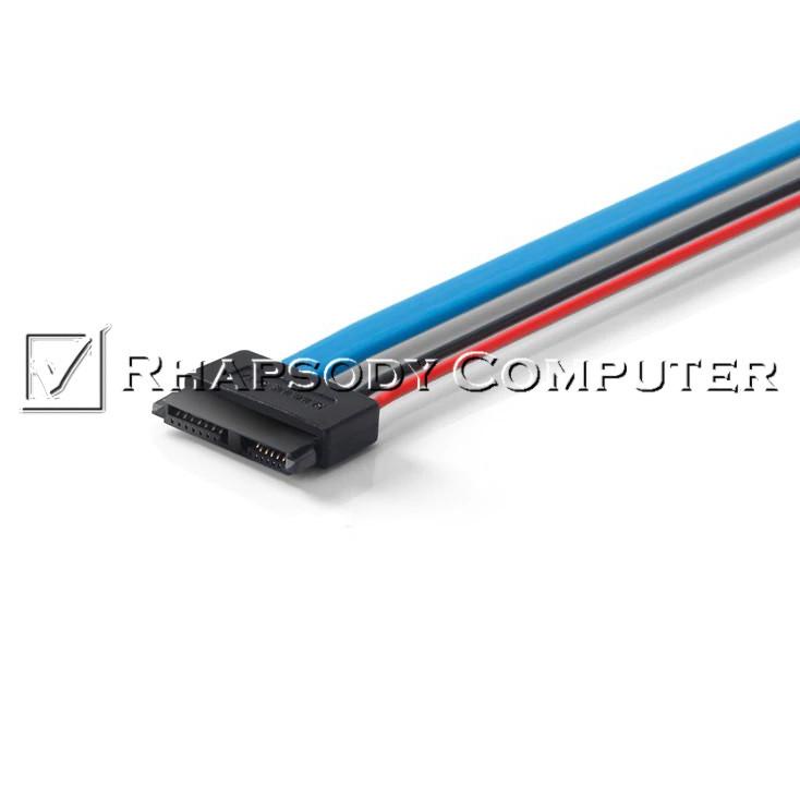 PUT431 Kabel SATA 5V Cable Serial ATA 22Pin 7+15 to Slimline SATA 13Pin 7+6 Connector Converter **