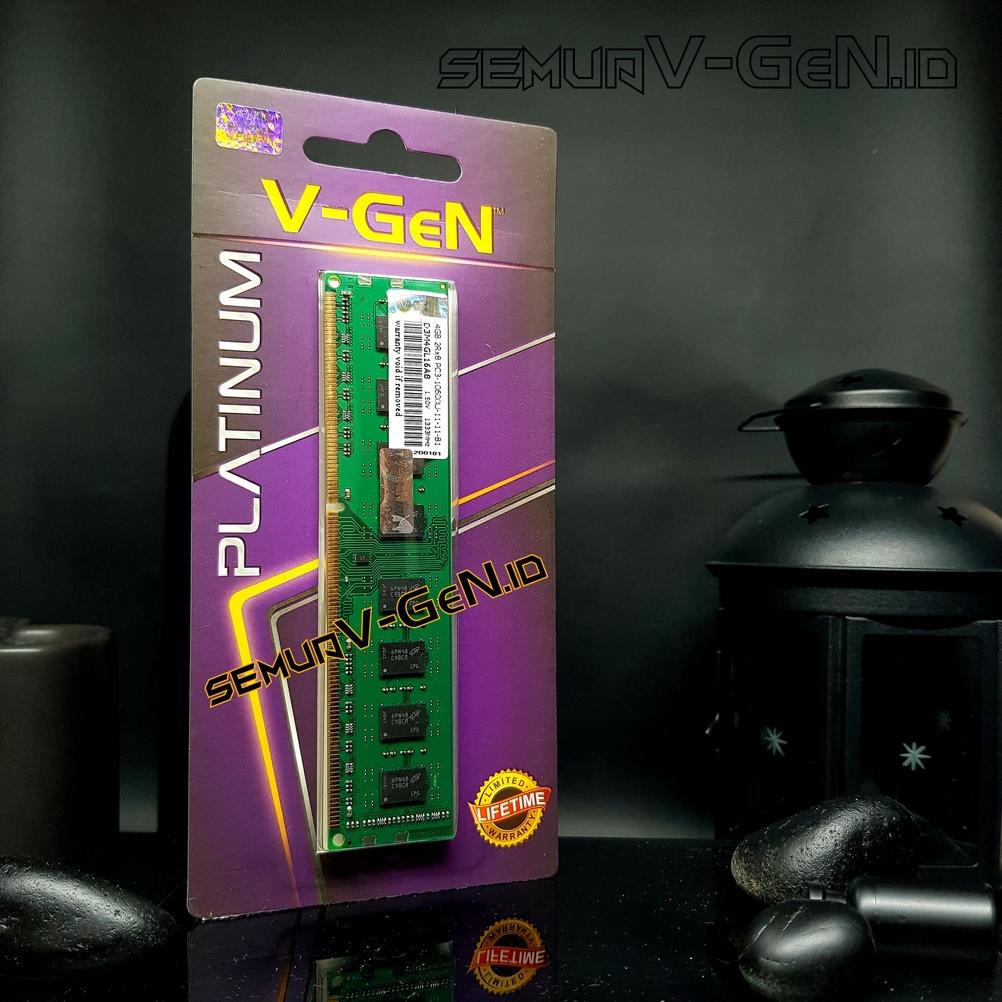 PUT425 DDR3 4GB PC-10600 1333MHz V-GEN RAM DDR3L 4 GB 1333 MHz VGEN +