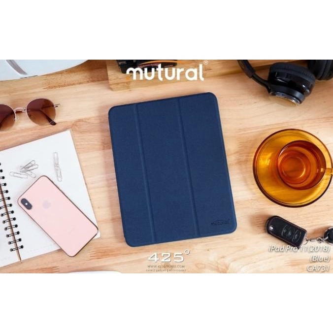 

IPAD MINI 5 2019 7.9 INCI MUTURAL ORIGINAL FLIP CASE LEATHER SLOT PEN