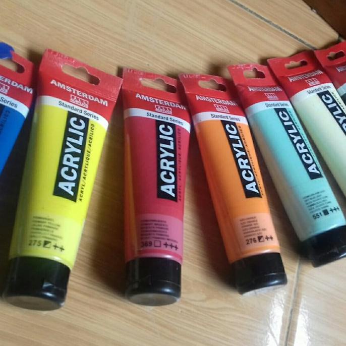 

Cat lukis acrylic-Amsterdam Standard Acrylic paint 120ml asli belanda