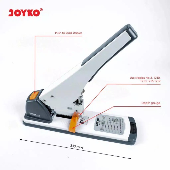 

Joyko Heavy Duty Stapler Staples besar / Joyko HS-11 Power Save