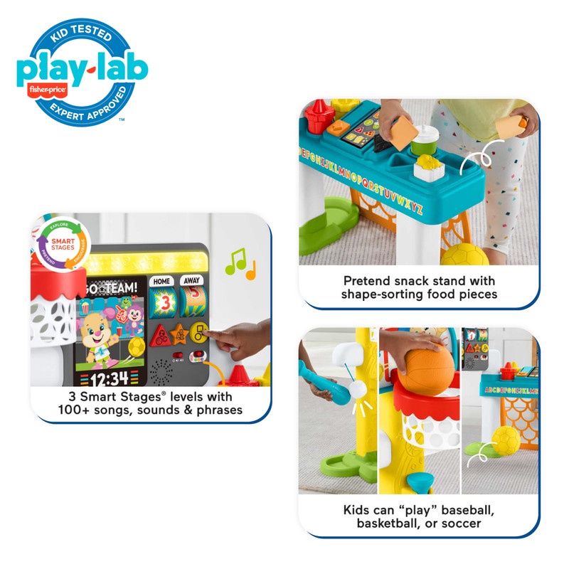 Fisher-Price Laugh &amp; Learn Toddler Sports Activity Center - Mainan Edukasi Anak