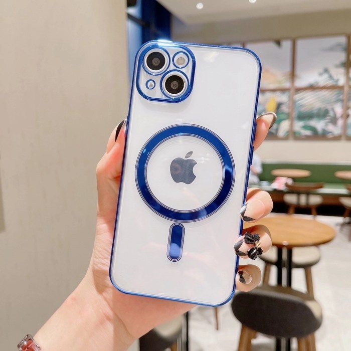 

Terlaris Rak Plating Gold Case Magsafe Casing Iphone 11 12 13 Pro Max Magnetic