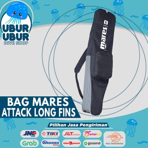 Terlaris Bag Mares Attack Long Fins /Tas Mares Attack Fin Freedive/Tas Long Fin