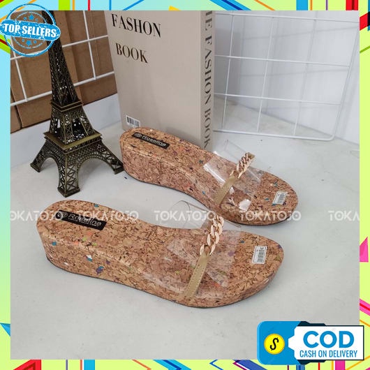 Sandal Wanita Kekinian 2023 Simple Elegan Korean Style Hak Tinggi Wisuda Perempuan Haktahu Dewasa Re