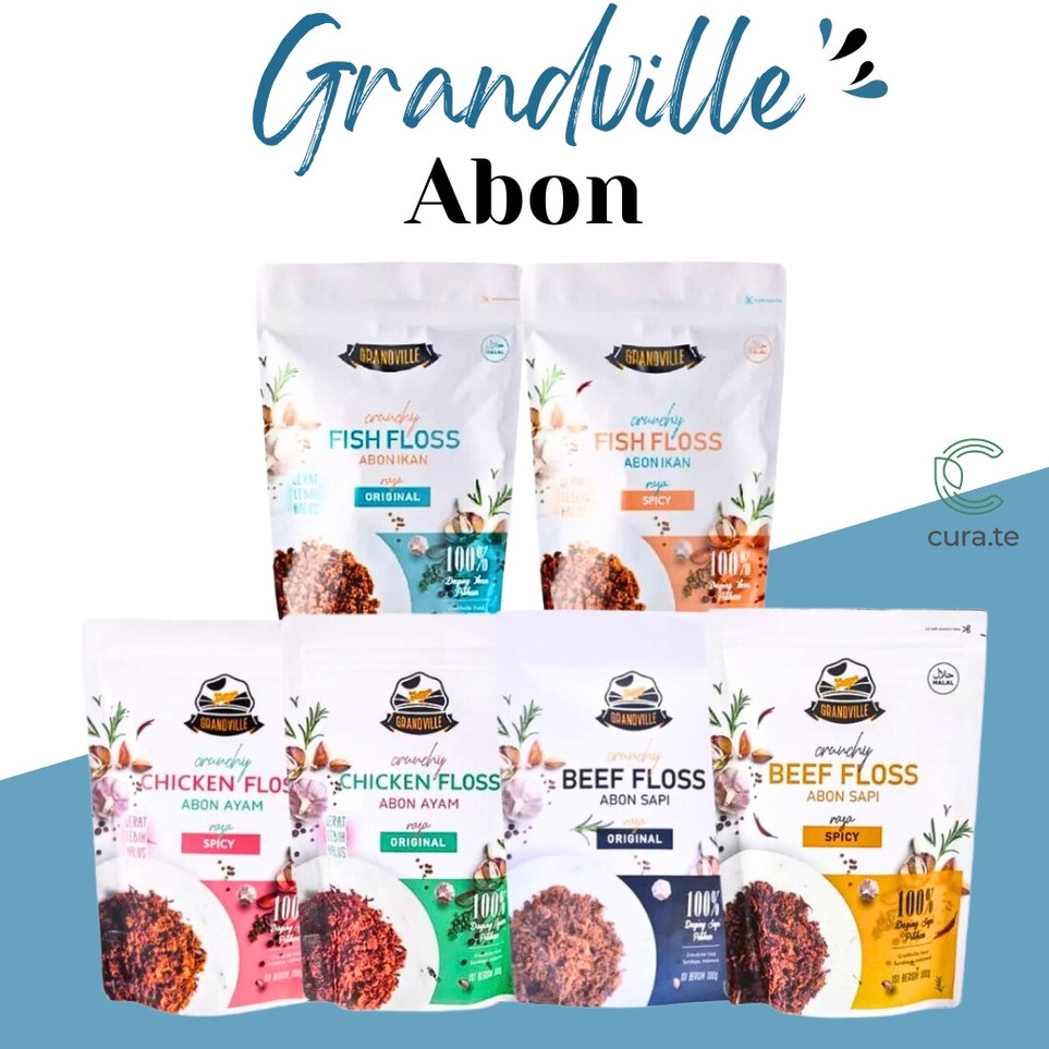 

[KODE PRODUK 0ABDS7434] GRANDVILLE ABON SAPI AYAM ASLI CRUNCHY | MPASI MAKANAN INSTAN SNACK