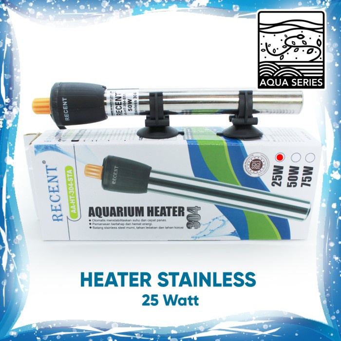 TERMURAH HEATER STAINLESS AQUARIUM 25 50 75 100 150 200 300 WATT STENLIS