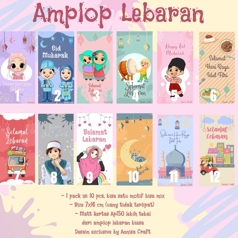 

GRATIS ONGKIR B37 AMPLOP LEBARAN (ISI 10 PCS) ➤