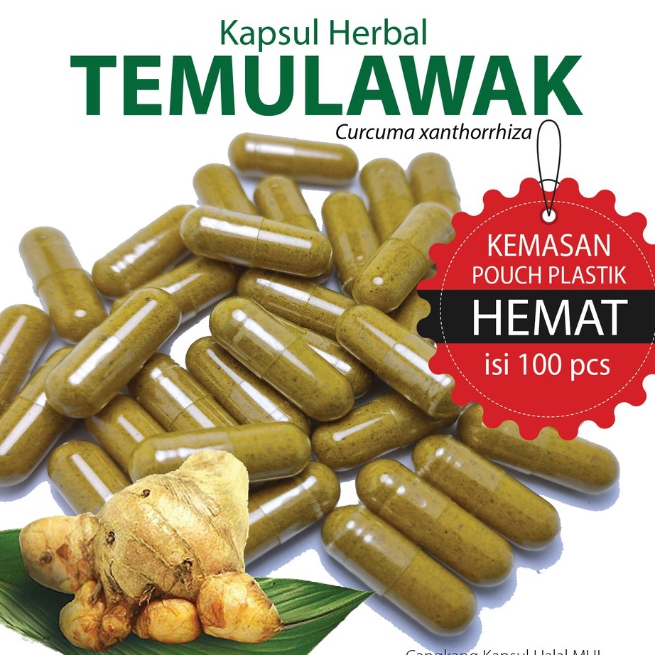 

[KODE PRODUK 9HZNT9596] TEMULAWAK 100 Kapsul Herbal Kesehatan Fungsi Hati/ Hepatitis & Lambung/ Maag