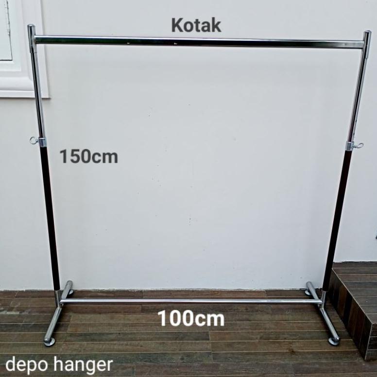 Populer Gantungan Baju Gawang Baju Cocok Untuk Di Pakai Di Toko,Bazar,Rumah,Kontrakan,Apartemen Dll,