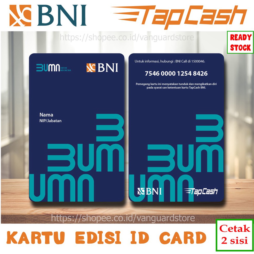 ✨12.12✨ KARTU E MONEY E TOLL ID CARD NEW BNI TAPCASH KARTU PEGAWAI BARU BUMN PENGENAL IDENTITAS - 2 