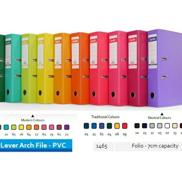 

ケ VI 71051 Ordner Bantex 1465 V Folio 7cm Capacity [KODE 77] Ð
