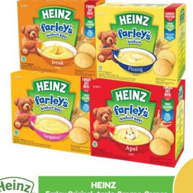 [KODE PRODUK YALS97954] Heinz Farley's Biskuit bayi 120gr  / Heinz Farley Biskuit mpasi  snack bayi