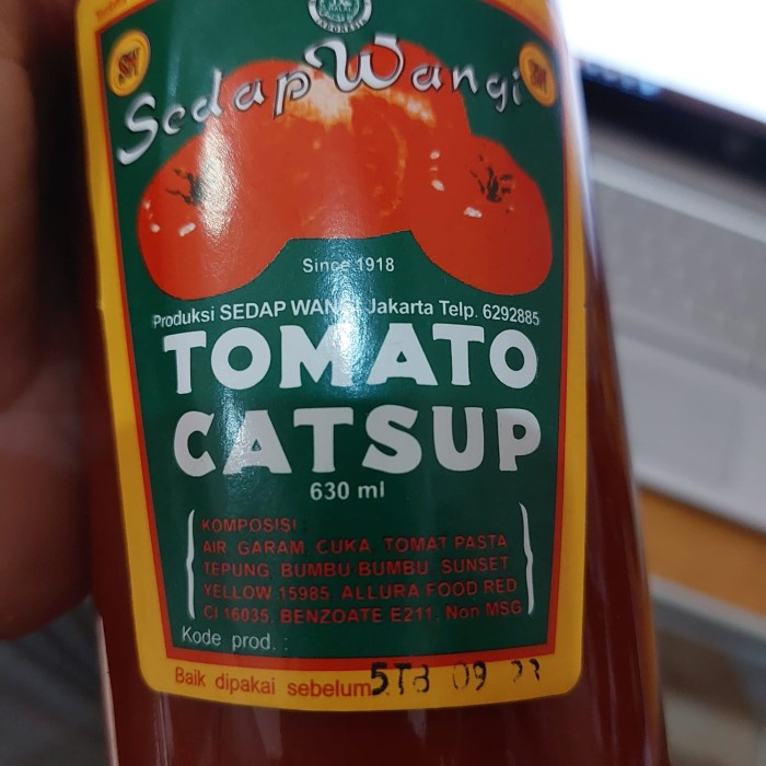 

1 Dus Isi 12 Botol Saus Tomat Sedap Wangi Catsup Botol 630 Ml