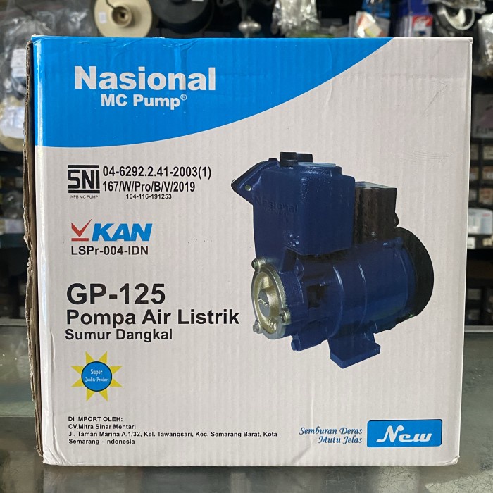 POMPA AIR NASIONAL GP-125 125watt