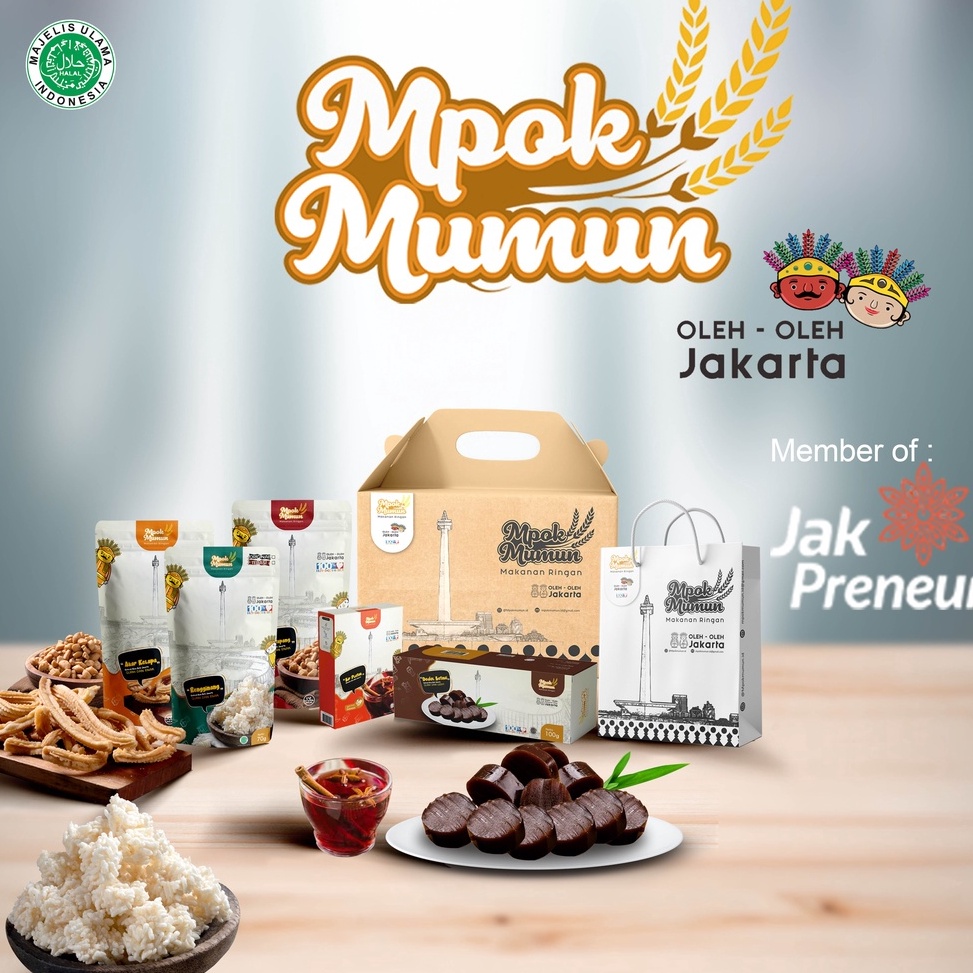 

FLASH SALE Paket oleh oleh dari jakarta dan khas betawi ekonomis - MPOK MUMUN buruan