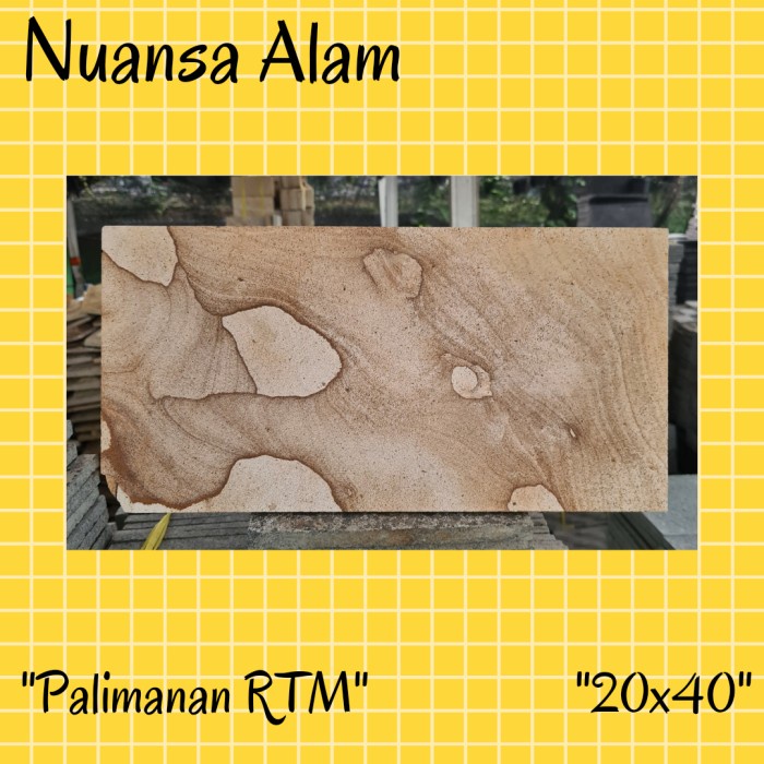 Batu Alam Palimanan Rata Mesin Persegi Panjang (RTM)