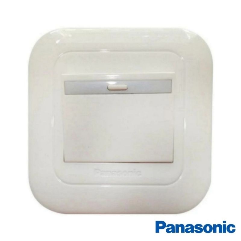 Panasonic Saklar Single/Engkel 1 Gang WEJ78029 + WEJ5541 Wide Series Putih