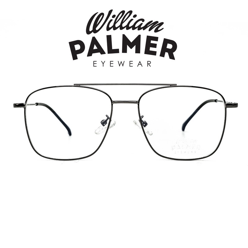 William Palmer Kacamata Pria Wanita Metal 3136 C2 Gunmetal