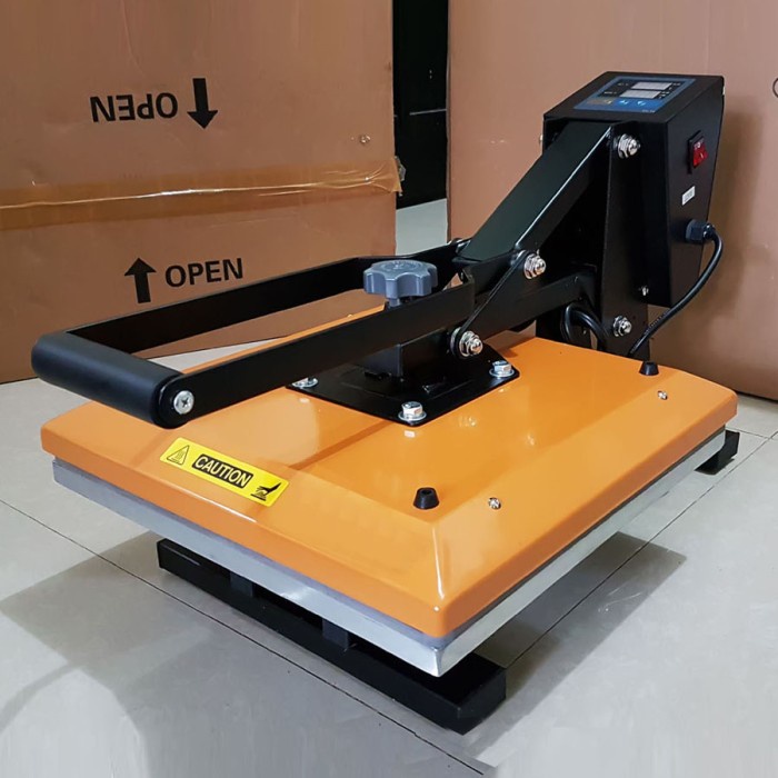 Mesin Press Kaos 3838 Alat Hot Pres Sablon Baju Digital Hemat Listrik
