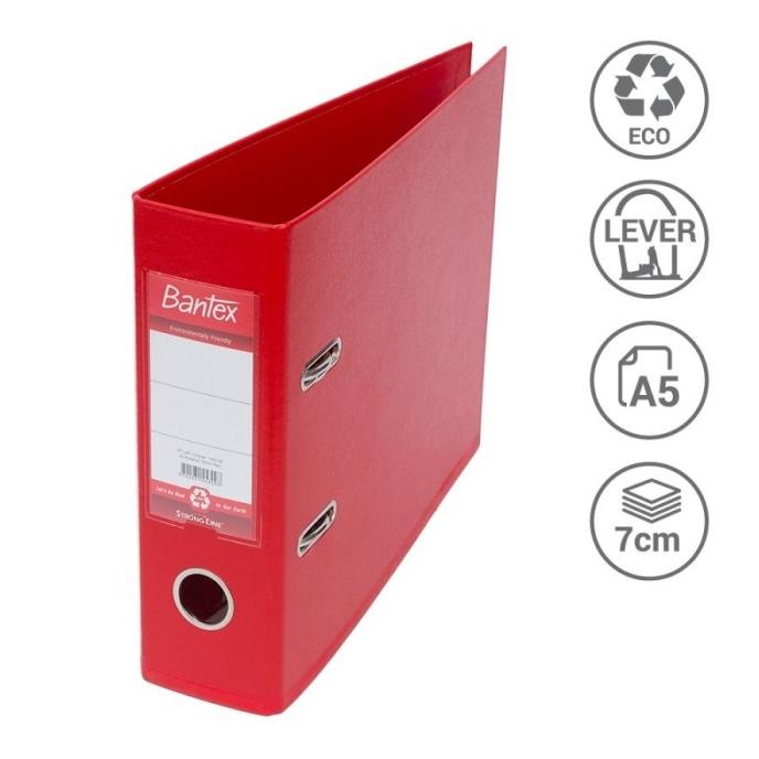 

Bantex Lever Arch File Ordner Plastic A5 Kwitansi 7cm Red 1453 09