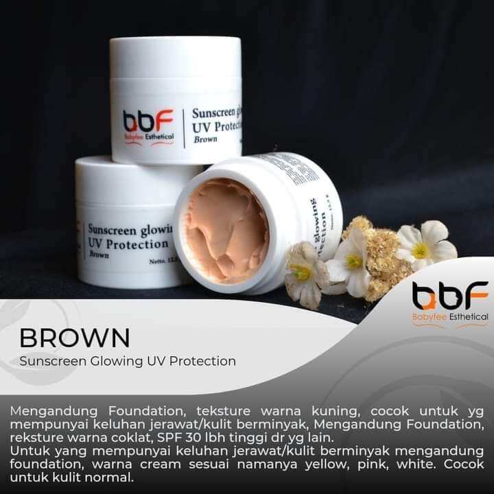 SUNSCREEN BBF SUNBLOCK KRIM CREAM SIANG ORIGINAL SKINCARE GLOWING SPF30