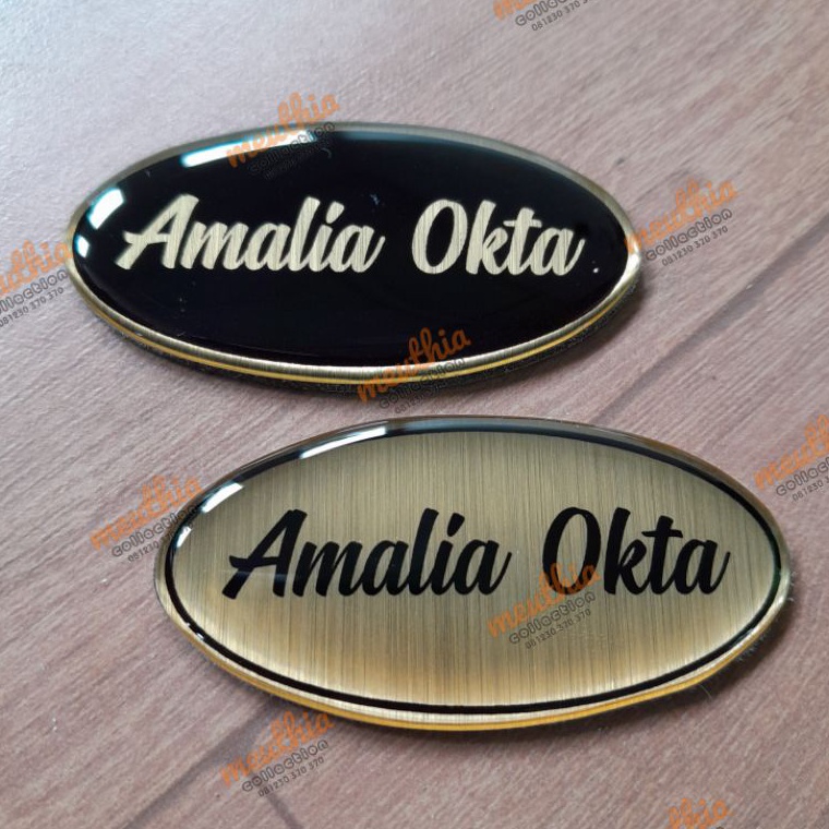 

Model terbaru Papan Nama Oval Unik KYY