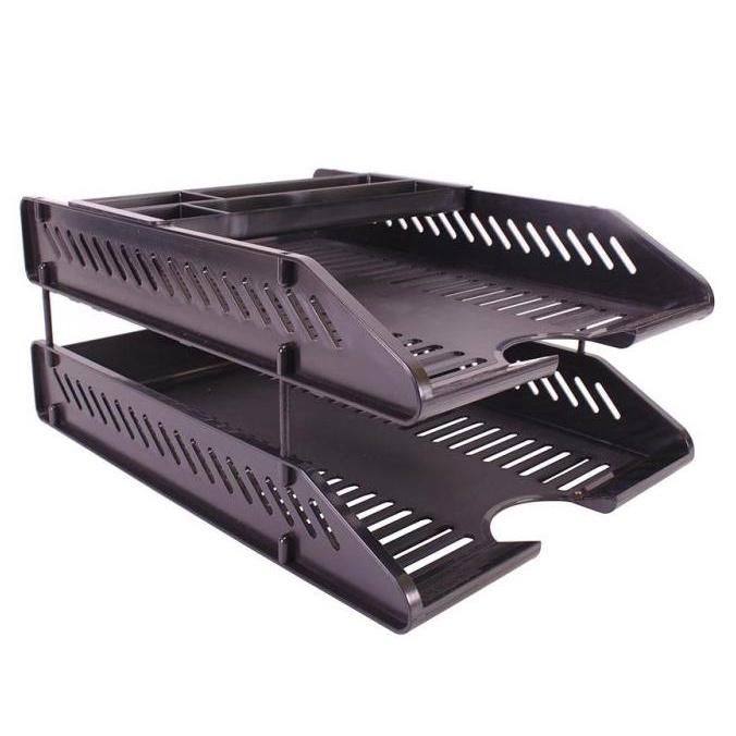 

RAK KERTAS / LETTER TRAY SET BLACK BANTEX 9872 10