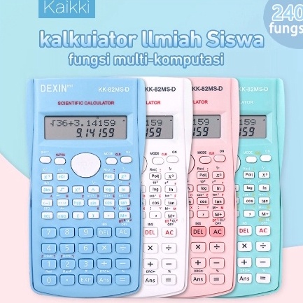 

Murah.. Kalkulator Sekolah Scientific 82MS Colour - Calculator Ujian Sin Cos Tan Function 240+ 88