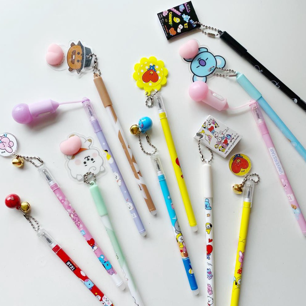

Produk.. SOS Bolpen Gel Fancy +Gantungan(12pc) / Pulpen Tinta / Pen Jel/ Balpen /Ballpoint 75