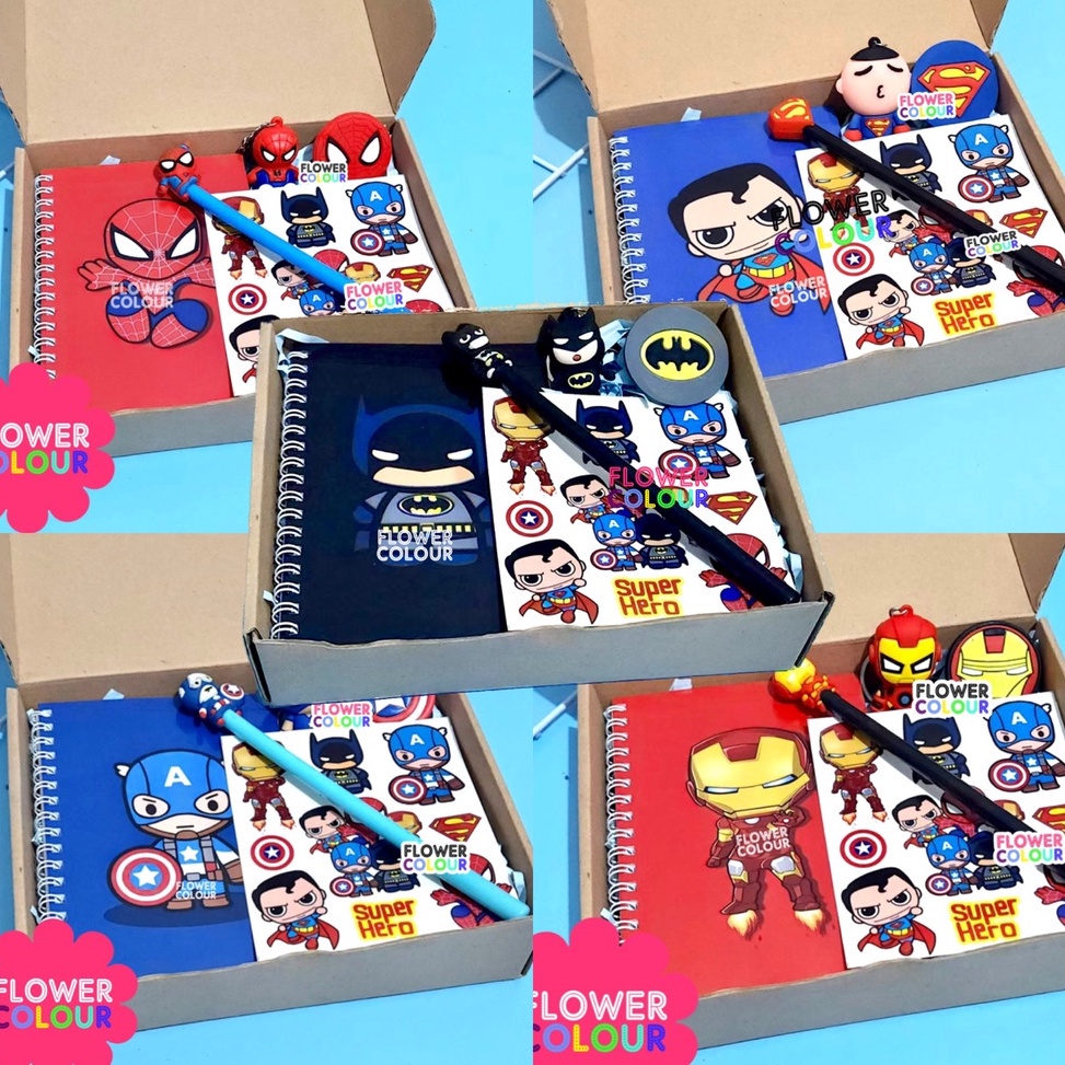 

Pasti Murah.. PAKET BOX | GIFT BOX | HAMPERS | PAKET ALAT TULIS SUPERHERO | PAKET HAMPERS ULANG TAHUN IRONMAN SPIDERMAN CAPTAIN AMERICA G9H