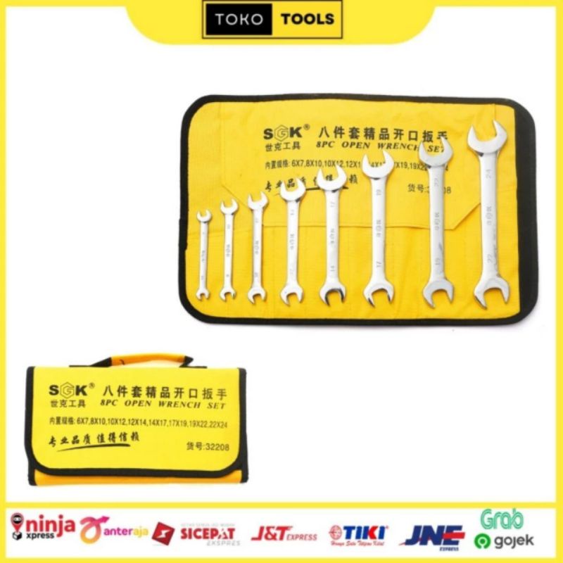 Kunci pas set / OPEN END WRENCH SET
