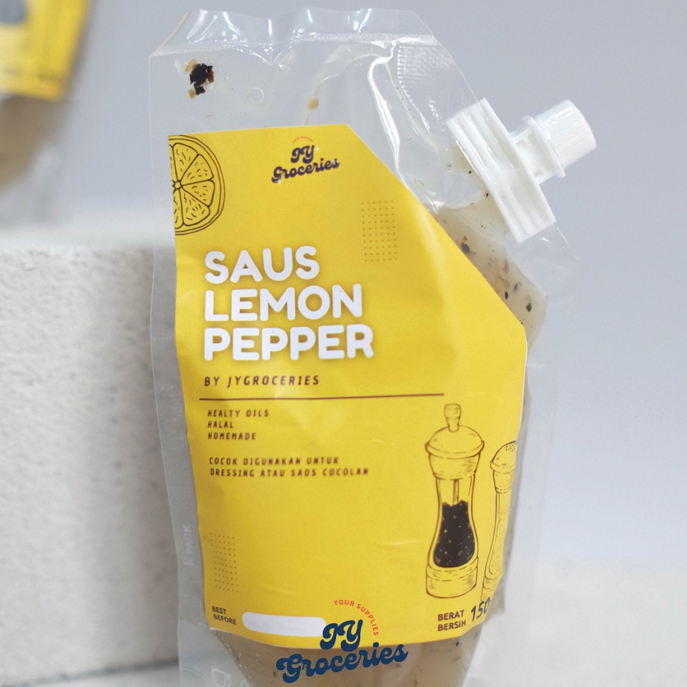 

Terlaris Saos Saus Lemon Pepper Halal Sauce 250ml ZV7