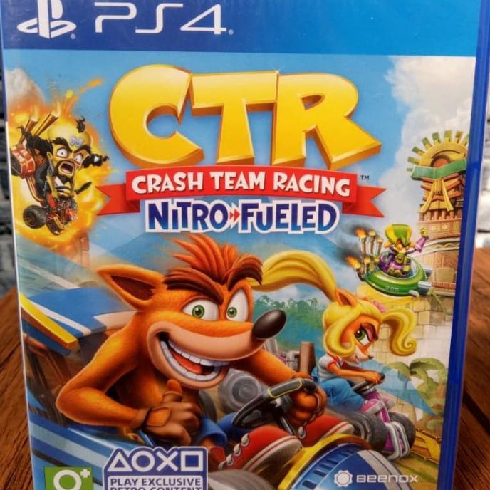 Bd Ps4 Ctr Nitro Fueled .. Game Cd Kaset Bluray Crash Team Racing