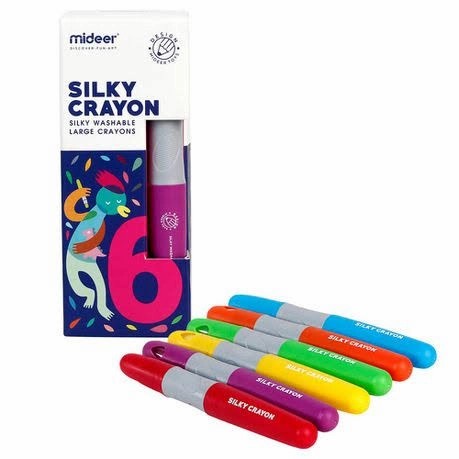 

Best Seller Mideer Silky Crayon 6 Pc