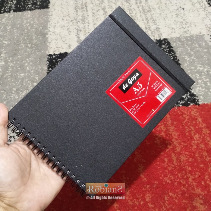 

Terlaris Kertas Lukis Cat Air - De Goya Spiral Book Uk. A5 (15 X 21 Cm) 200 Gsm