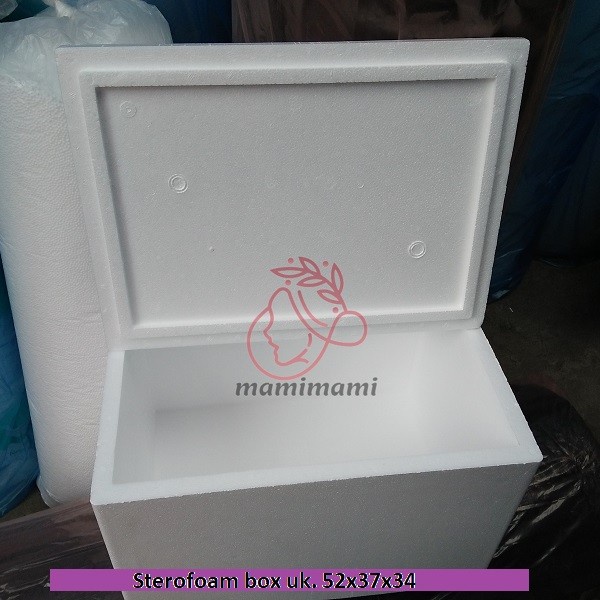 

Terlaris Sterofoam Box 52X37X34 Styrofoam Gg Gabus Kotak Makanan Beku Bandung