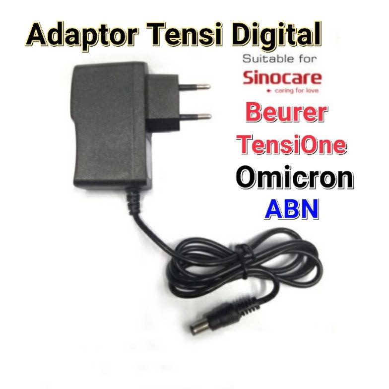 Promo Charger Adaptor Tensimeter Tensi Darah Digital Yuwell Abn Omicron Sinocare Microlife Tensione 