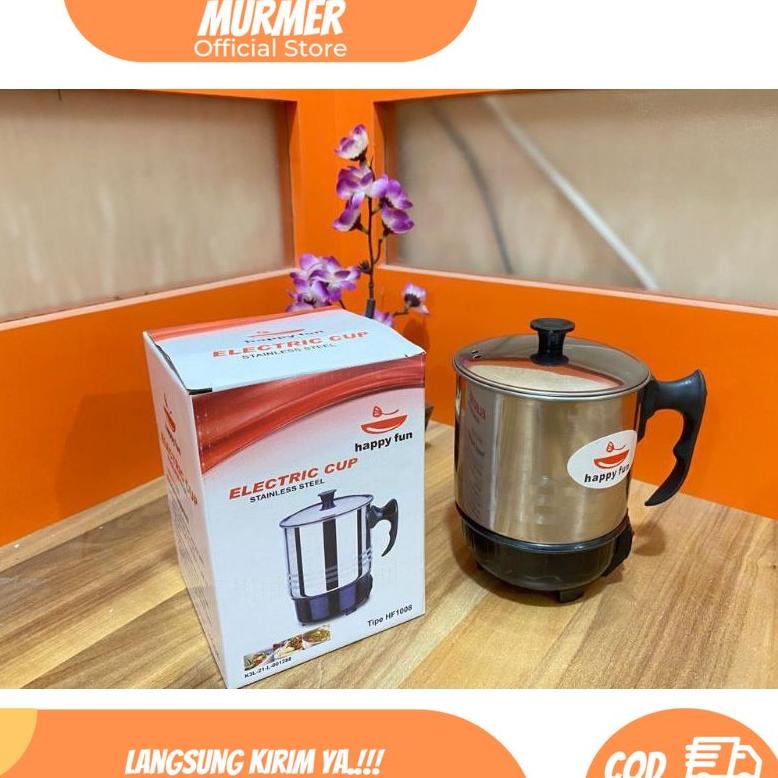 Baru Update Mug Listrik Q2  Pemanas Air Stainless Steel Low Watt Teko Elektrik Gelas Electric Jizara