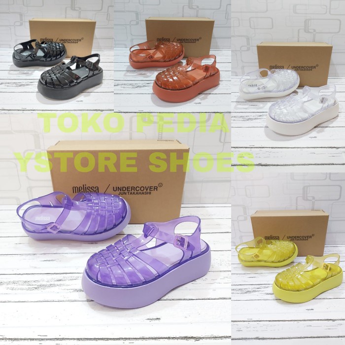 Sandal Wanita Melissa Posession Plato Wedges//Melissa//Wedges//8Cm