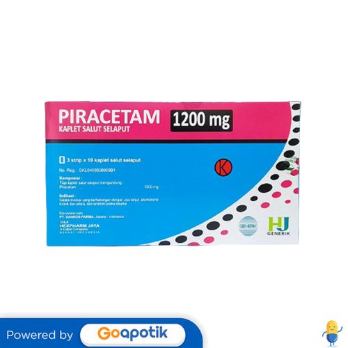 PIRACETAM HEXPHARM 1200 MG BOX 30 TABLET