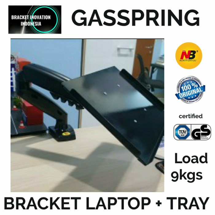 BRACKET LAPTOP TRAY LAPTOP TATAKAN LAPTOP North bayou Nb f80 Gasspring