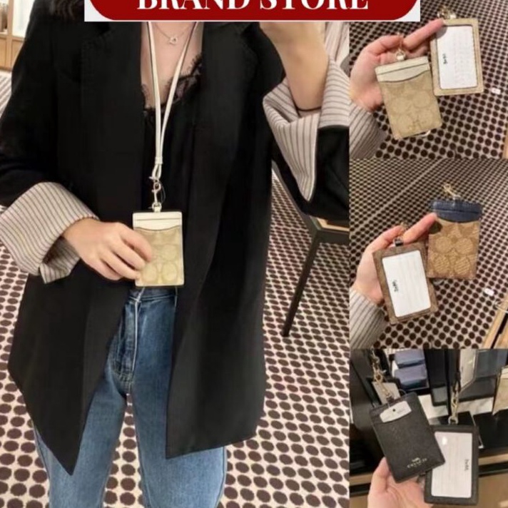 [ORIGINAL] Branded Lanyard Card Holder Import Tas Kerja Gantung Leher Original ID Card Name Tag Phot