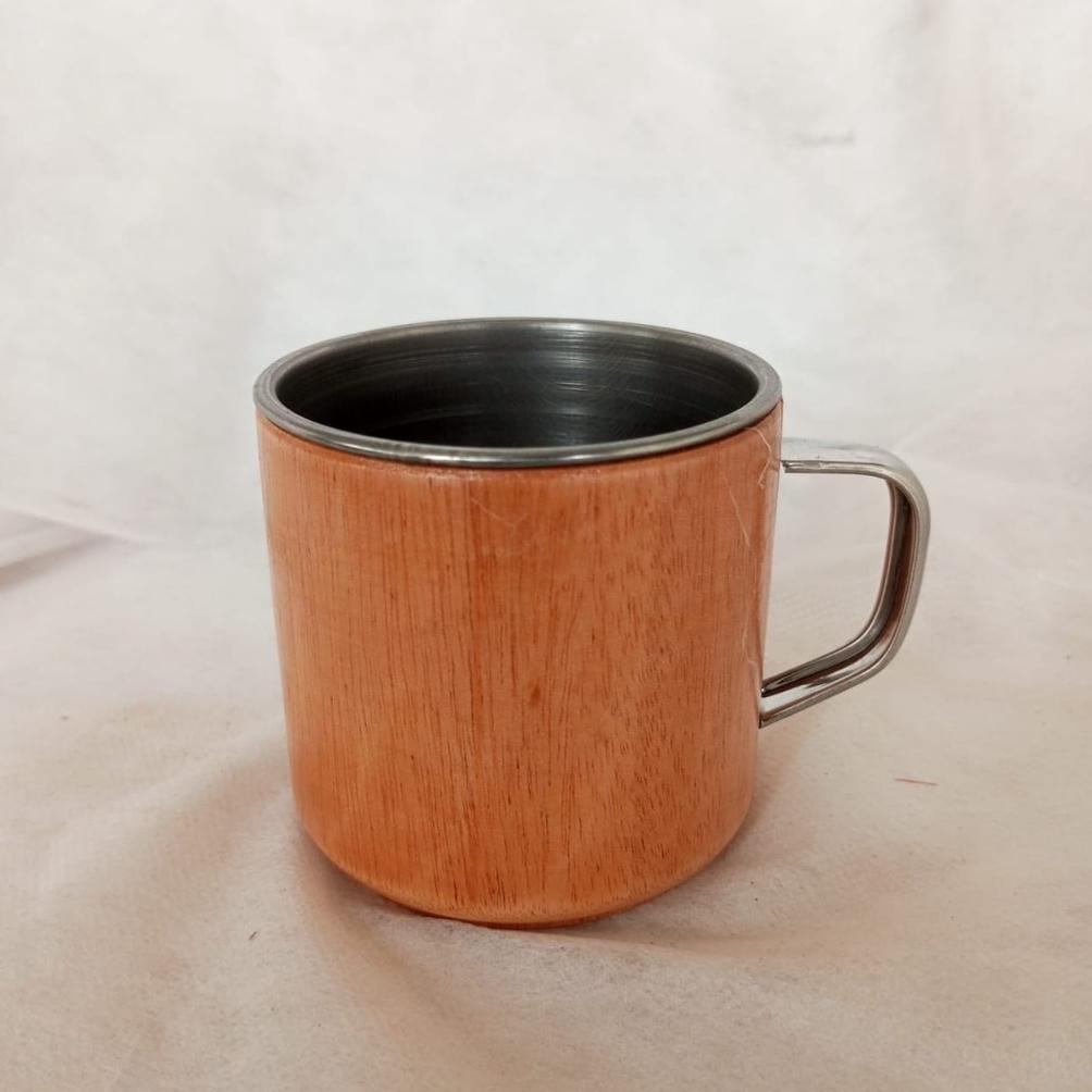 Gelas Cangkir Mug Kopi Teh Unik Souvenir Kayu