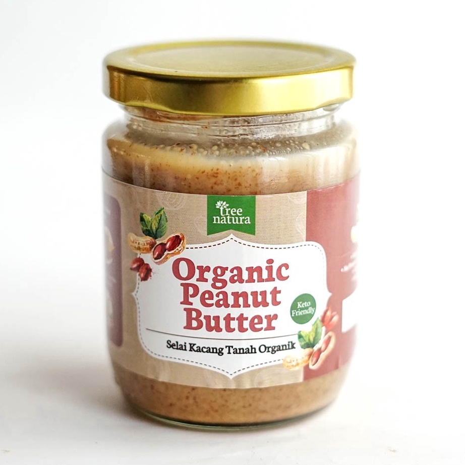 

✨SHOPEE MALL✨ Tree Natura Organic Peanut Butter 225 gr (Selai Kacang Tanah Organik) gas !!